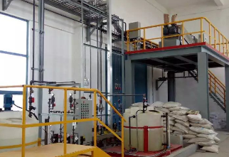 奉贤垃圾电厂洗烟废水处理现场