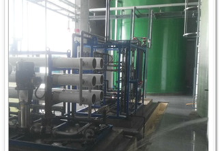 Treatment site of chemical desalting water treatment project of Kangheng Yushu Waste Power Plant